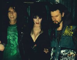 horrormetalpunk:  Alice Cooper, Elvira, and