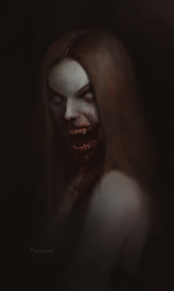 renzaku69:  destroywhatdestroysyou-dwdy:  Vampire by kolokas   so im a huge horror