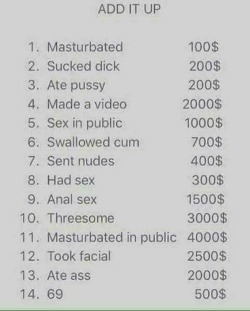 xoxoslxoxo:  10,900$ for me 1,2,3,4,5,6,7,8,12,14