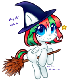 askfillyblossomforth:  Day 13: Witch  <3