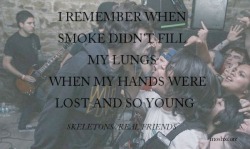 pxradigm:  Skeletons // Real Friends (not my image) 