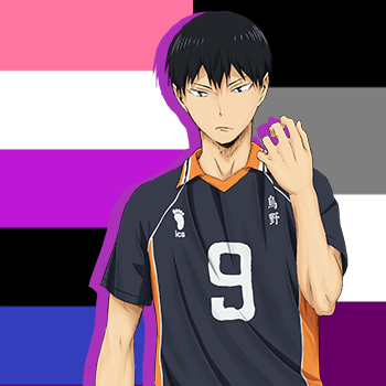 Genderfluid/Ace Semi and Kageyama for @shir4buInstagramDo not repost, credit if you use