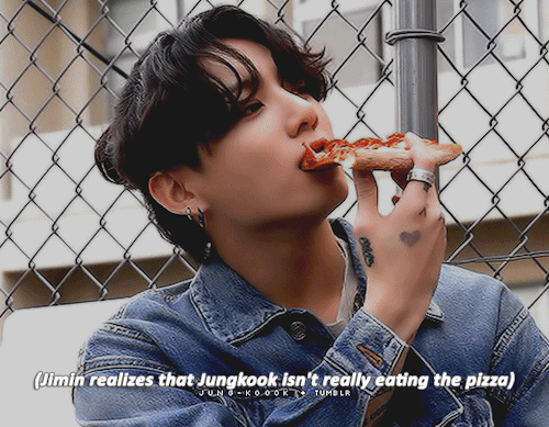 Just Jimin Telling Jungkook To Eat The Pizza ( ) Bonus: ????