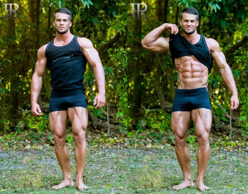 gmuscletum: shredded2thecore:Cody Redmond - Bodybuilder/Fitness Model (Can I just touch those Juic