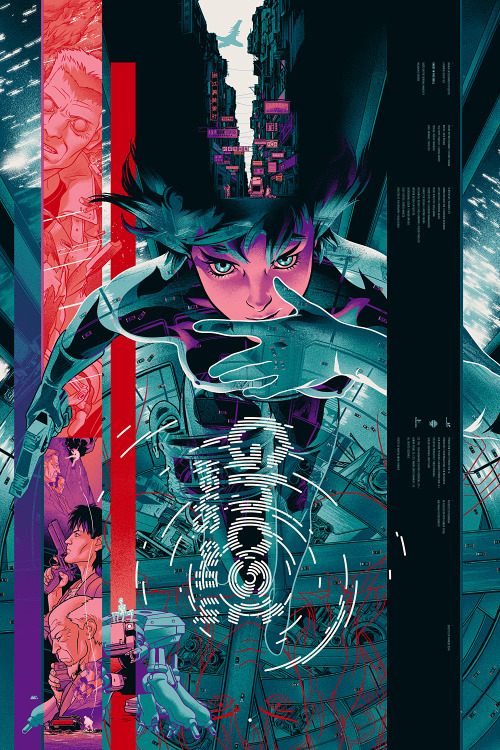 Ghost in the Shell Poster Mamoru Oshii Anime Sci-fi Movie Print