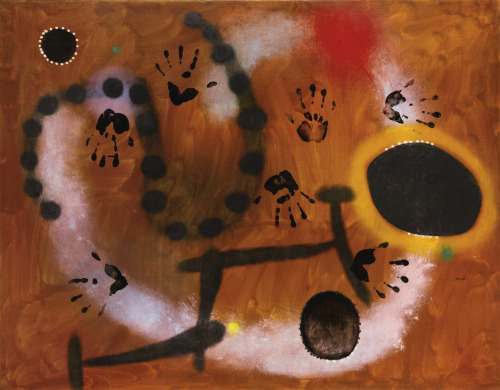  Joan Miró – L'espoir nous revient par la fuite des constellations, 1954 