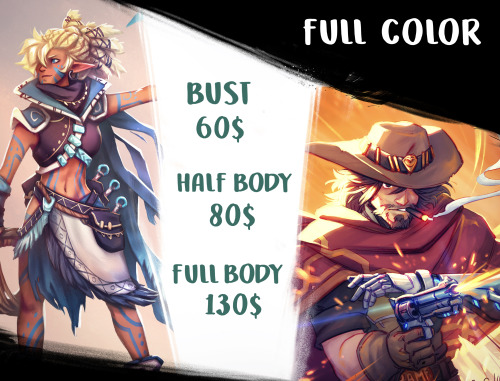  COMMISSIONS OPEN!!Finally I decided to open commissions again Limited slots!! DM or email me to bea