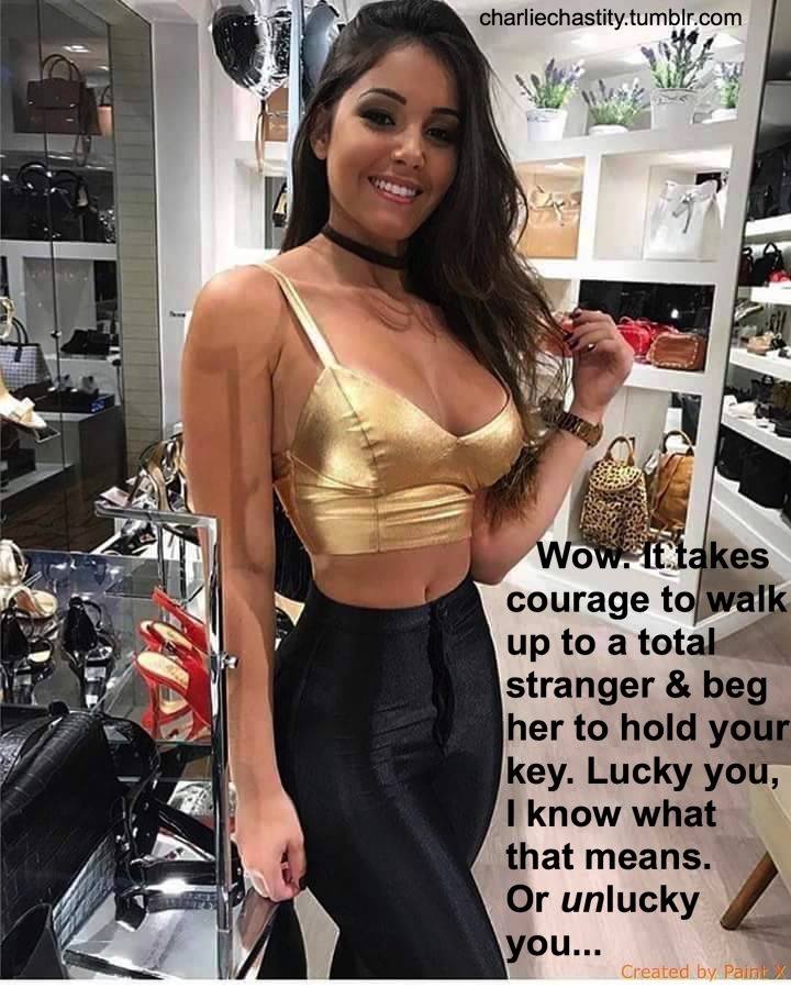 Wow. It takes courage to walk up to a total stranger &amp; beg her to hold your