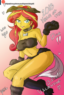 zapotecdarkstar: All of Sunset and Flutters Valentine’s days variations from last month Hope you guys like it https://www.patreon.com/NayaaseBeleguii  I want Sunset &lt;3 &lt;3 &lt;3