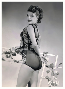 Bonnie Bell         Aka. “The Ding-Dong Girl”..Image From An Early Nudie-Cutie