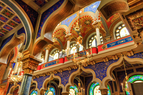 firsttemple:The youngest and at the same time the largest synagogue in Prague, the Jubilee Synagogue