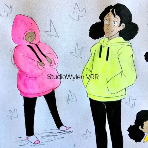 Neon hoodies!(swipe to view more) I planned to post this last year but, just disappeared from Insta 