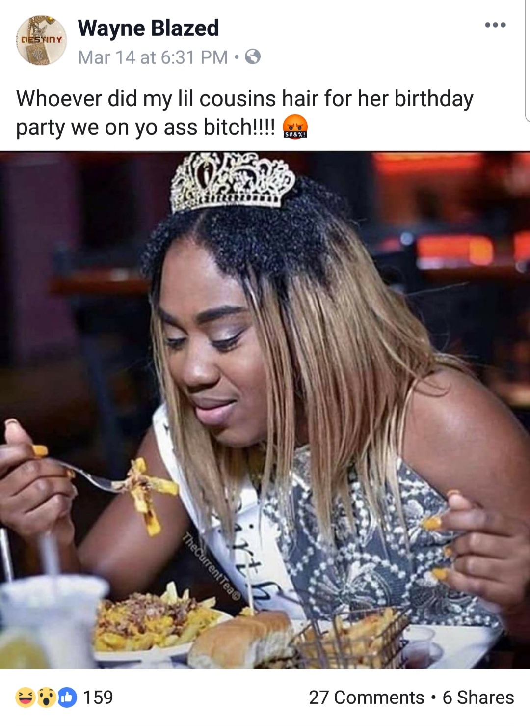 im-a-deceptikhan:  a-gimme-tea-plz-me:  yallbetternotdeletemyshit:  Lmfaoo   Baby