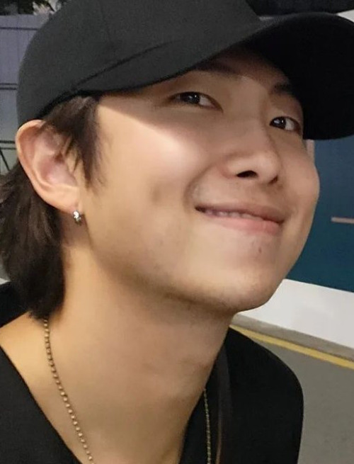jung-koook: namjoon with his beard stubbles and his bare face is so special to me bonus: