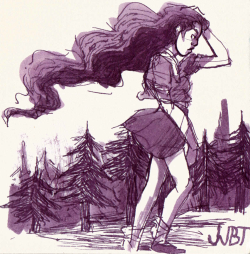 jojosbizarretransgender:  playing around w/ ink =w= 