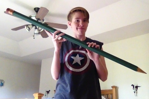 nico-diangelcakes:  nico-diangelcakes:  So i have this giant pencil right  I think we all know where this is going.   the amount of people saying that they were expecting me to shove it up my ass is alarming 