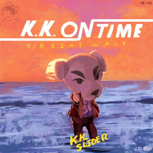 iris-sempi: Wanted to contribute to the K.K. Slider album art wave.Original Album - Ride On Time B/ 