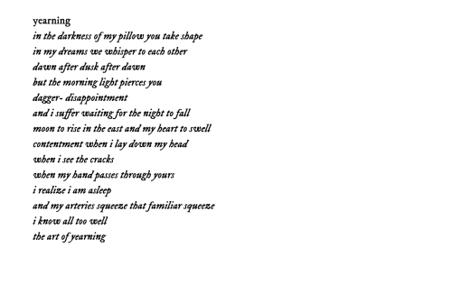 Yearning