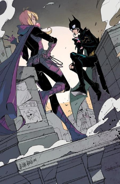 BATGIRLS #2 Written by BECKY CLOONAN and MICHAEL W. CONRAD Art and Cover by JORGE CORONA (LEFT) Vari