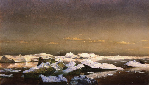 geritsel:William Bradford - Arctic paintings with nostalgic amounts of ice