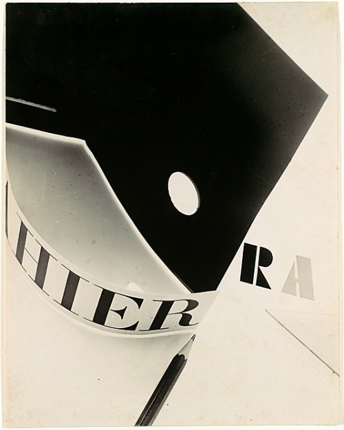 Grit Kallin-Fischer (German, 1897–1973), [Graphic Design Composed of Stenciled Letters (HIER, RA), F