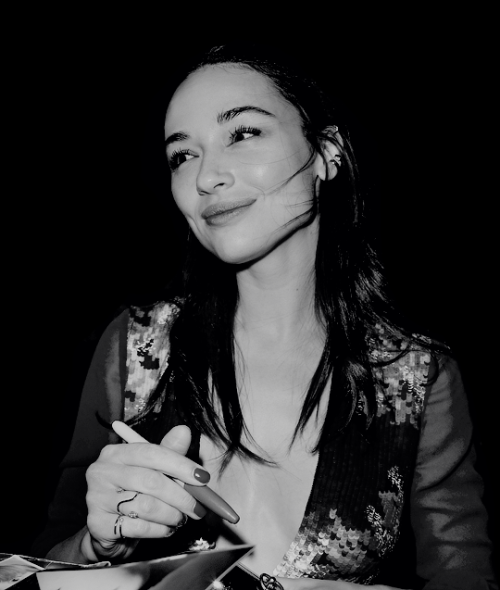 crystalreeds:Crystal Reed attends the Ghostland Premiere on March 12, 2018 in Paris.