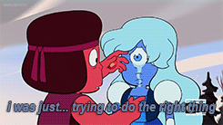 rupphiiire:  rupphired:  – and now you’re here forever!  I love how Sapphire