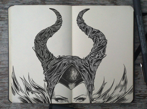 deviantart:  Who’s excited to see maleficent2014?  Make sure to read The Grimm’s Briar Rose Motion Book from madefire before seeing the movie! Browse more Maleficent fan art on deviantART.      