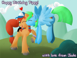 ppdk:  not-reality:  It’s a little late, but this has taken me quite a long time so…yes. Happy Birthday Pippy! &lt;3  Wow. I mean. Just. Wow.  I knew you were putting a lot of time into this but ..! Thankyou so much it’s awesome! :D Backgrounds