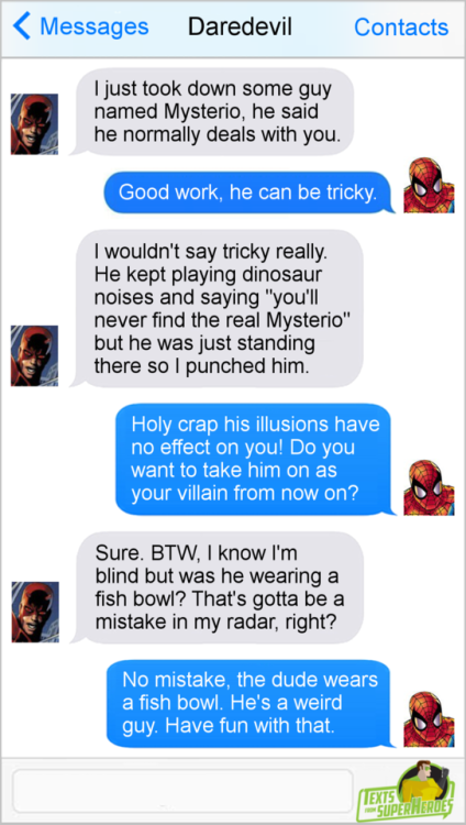 tiger-thoughts-and-things: fromsuperheroes: Texts From Superheroes: The Best of Spider-Man How is Da