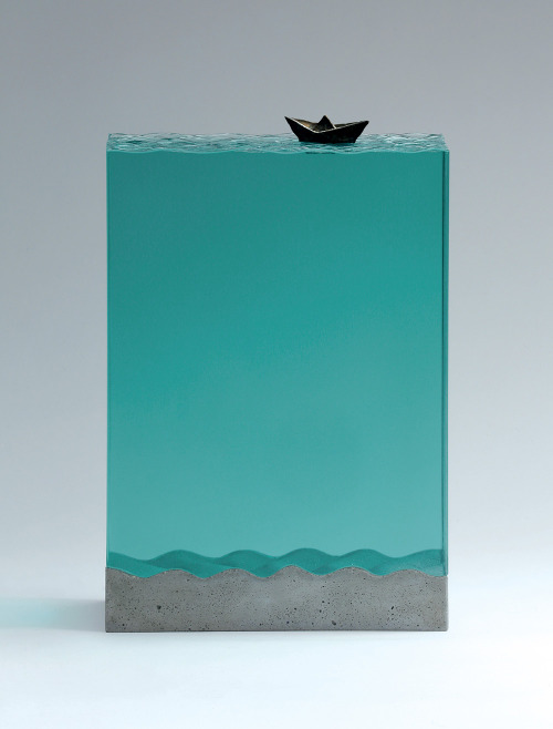 witchyroses:  escapekit:  Broken liquid Glass artist Ben Young latest sculptural works are made from layers of cut laminate window panes. Each of Young’s sculptural works are hand drawn, hand cut and handcrafted from clear sheet float glass made for