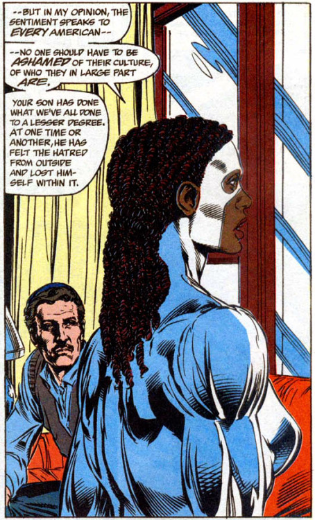 superheroesincolor:  Captain Marvel #2 - Speaking Without Concern (1994) Story: Dwayne McDuffie & Dwight D. Coye, art: M.D. Bright “…I speak without concern for the accusationsthat I am too much or too little womanthat I am too black or too