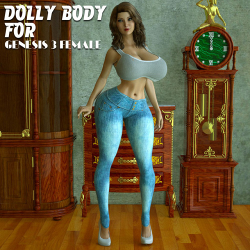 Porn   Dolly Body for G3F is a single Slider Morph photos