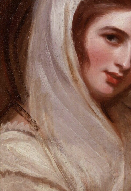 George Romney, Emma Hamilton (detail) (1785)