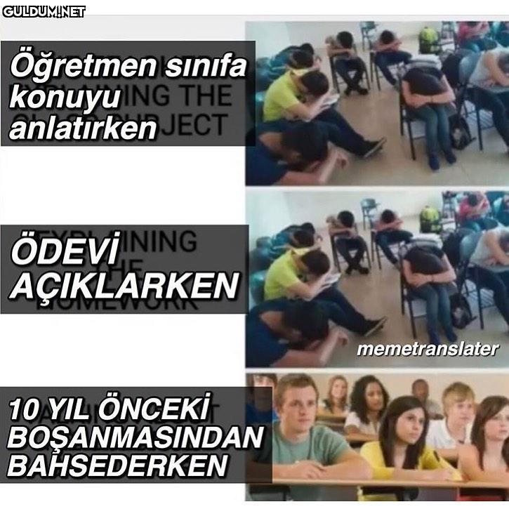 Öğretmen sınıfa konuyu NG...