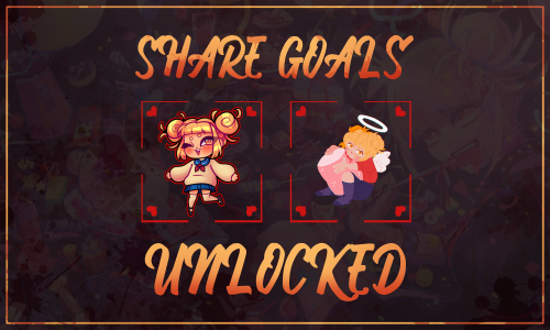 SHARE GOALS UNLOCKEDYesterday, we fulfilled our Share Campaign! Thank you so much for your support. 