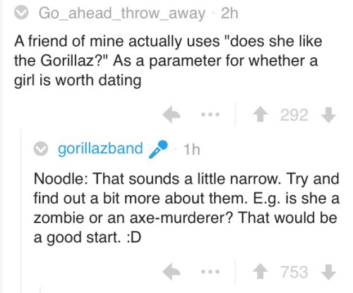 madmaxyuriroad:The gorillaz AMA is fucking incredible