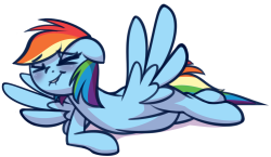 zodiacerections:  Rainbow Dash request from