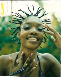 jamilgs:Smile 🇯🇲 . . Outtake from my YardWorks series, Kingston, Jamaica, 1998. . . 📸©️Jamil GS Styling: @jasonfarrer  Makeup: @cgonzalezbeauty  Hair: @guylaurenthair . . #fire #spirit #naturalmystic #life #love #power #dance #dancehall #reggae