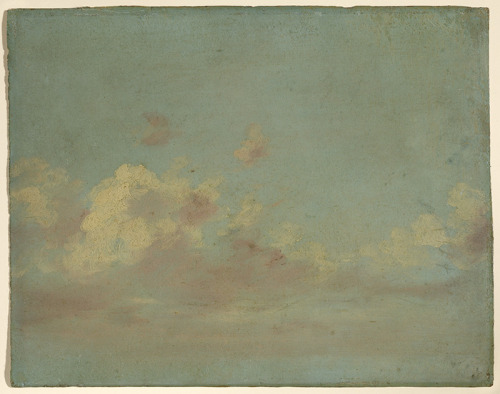 Cloud StudyJohn Constable (British; 1776–1837)ca. 1821–22Oil on paper mounted on canvas Sterling and