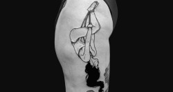 uglypnis:  Sultry and self-indulgent, Sad Amish Tattooer’s art captures sensual candids. Sweet, funny, graphic, orgasmic, his sketches explore a world of physical pleasure.  