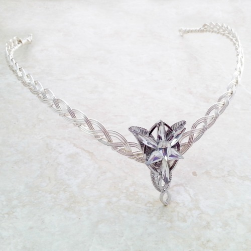 Evenstar Celtic Weave Circlet Crown Tiara- Ian’s latest design now available at percirclets.etsy.com