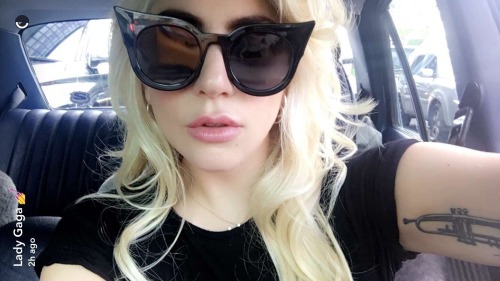 gagaroyale:  Gaga on Snapchat today.