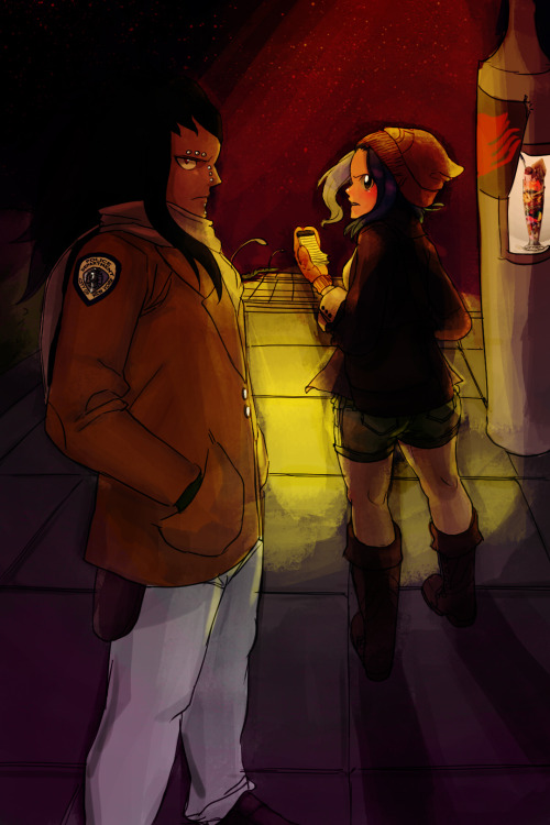 eagerladybug:  eagerladybug: Cthulhu Mythos AU Levy McGarden was just an amateur writer looking for inspiration to write a new book. Gajeel Redfox was a rookie officer investigating the murders caused by a mysterious cult .By a stroke of luck they meet,