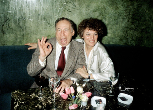 Mel Brooks and Anne Bancroft, 1986. 