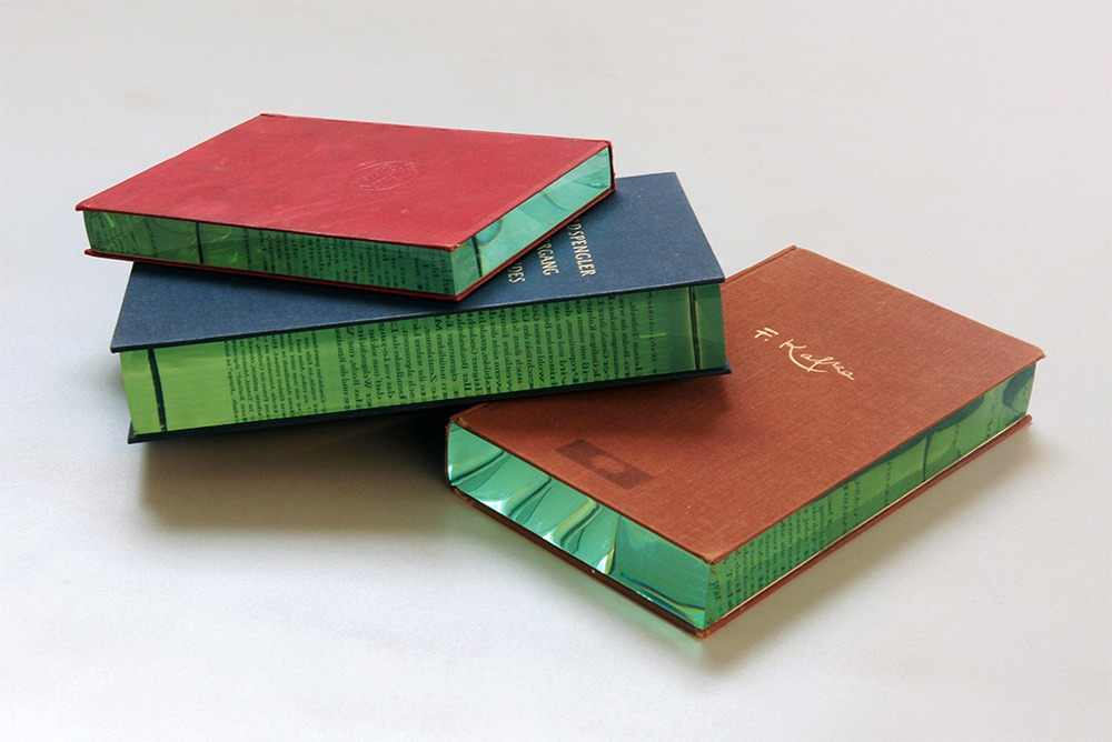 mysticplaces:  itscolossal:  Books and Stones Embedded with Sleek Layers of Laminate