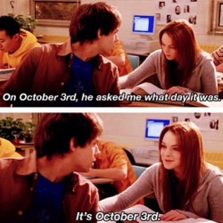 &lt;3&lt;3&lt;3&lt;3 #meangirls #itsoctoberthird #lindsaylohan #saycrackagain #bestmovieever #obsessed