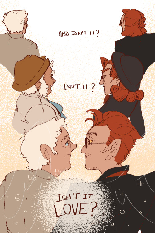 creatorivm: A Good Omens lyric comic for Isn’t It Love? From Steven Universe!song: you