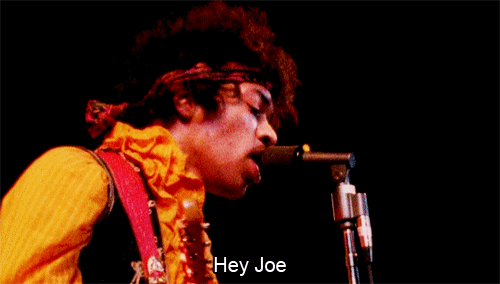 babeimgonnaleaveu:   Jimi Hendrix performing “Hey Joe” at Monterey Pop Festival,