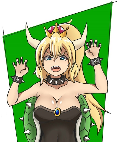 Bowsette!Seems this is the new Art Trend after Earth-chan. Hope you guys like it.